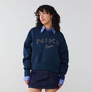 Nike Sweat Crew Phoenix Logo  Marine/wit  Dames