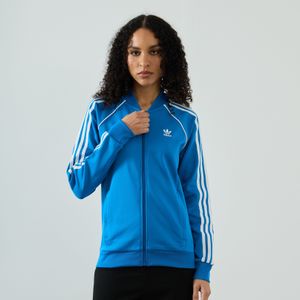 adidas  Jacket Fz Superstar Tracktop Blauw Dames