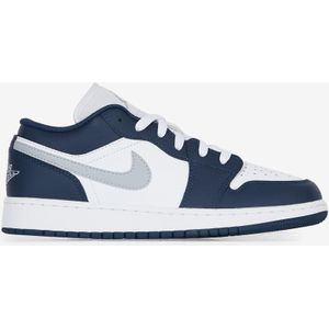 Schoenen Jordan Air Jordan 1 Low  Wit/marineblauw  Dames