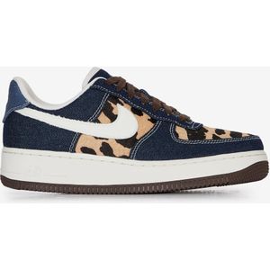 Schoenen Nike Air Force 1 Low Denim Cheetah  Bruin/blauw  Dames