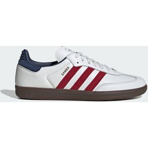 Schoenen adidas  Samba Og Wit/rood Heren