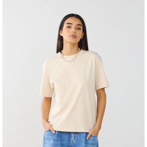 Jordan Tee Shirt Core Essential  Beige/wit  Dames