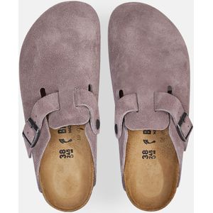 Schoenen Birkenstock Boston Suede Faded Purple  Paars  Dames