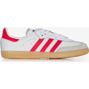 Schoenen adidas  Samba Og- Baby Wit/rood Unisex