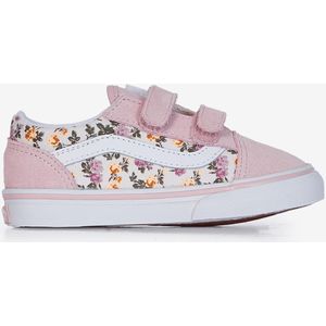 Schoenen Vans Old Skool V Floral- Baby  Roze/beige  Unisex