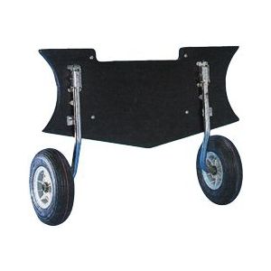 allpa RVS transportwielen voor boten met verlengde flapsbodem  max. 100kg (opklapbaar) voor rubberboot, max. 180kg