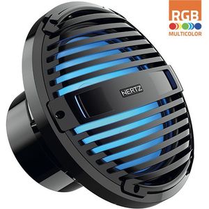 HMS 10 B4-LD-C - 10" Marine subwoofer 4 Ohm zwart RGB LED