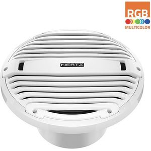 HMS 12 B2-LD-W - 12" Marine subwoofer 2 Ohm wit RGB LED