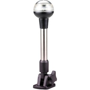 allpa Rondschijnend toplicht  12V/10W  360°  zwart kunststof huis met heldere lens 12V/10W