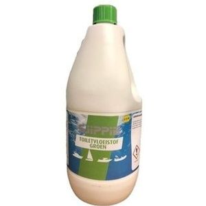 Toiletvloeistof groen / fles 2ltr