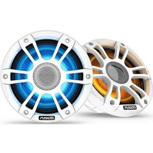 SIGNATURE SERIE 3I SPEAKERS WHITE SPORT 6.5 INCH LED Fusion SG-FL653SPW 6.5'' Signature White Sport Grille CRGBW LED, AMP 6+2P, set van 2