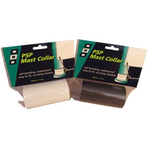 Mastkraag tape wit 100mm 1.5m