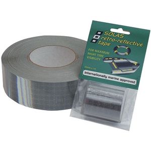 Reflecterende tape solas zilver 50mm 1m