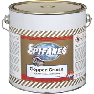 Epifanes Copper Cruise antifouling 2.5 liter - alle kleuren Epifanes copper cruise licht blauw 2.5 liter