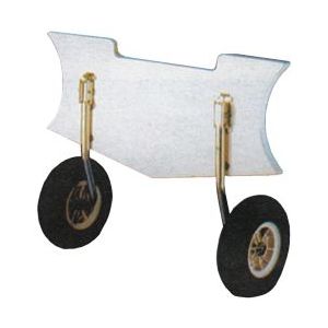 Allpa - RVS Transportwielen - Rubberboot - Opklapbaar - Draagcapaciteit 100kg