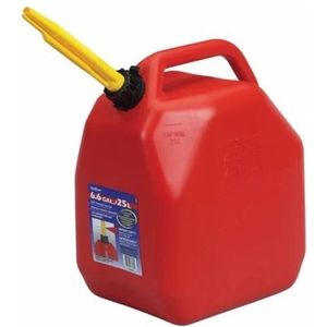 Scepter - Jerrycan - Rood - 25 Liter - Voor Benzine/Diesel