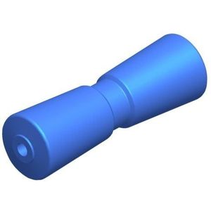 V-kielrol PU L200mm Ø75mm as 16mm L250mm Ø78mm