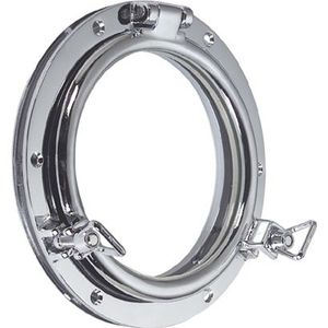 RONDE PATRIJSPOORT 125MM, MESSING GEPOLIJST