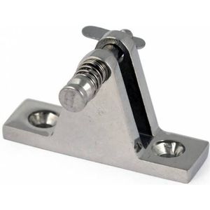 Montagevoet met gaffelpen - RVS