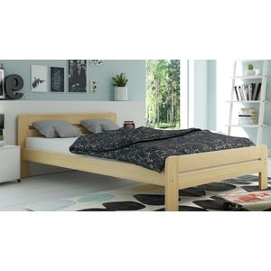 Bed Dallas  140 x200 cm incl matras Licht Eiken