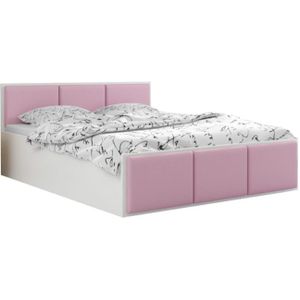 Bed Panamax 120x 200 cm incl matras Wit Roze