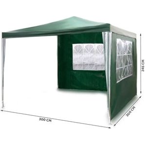 Partytent 3x3  2 wanden