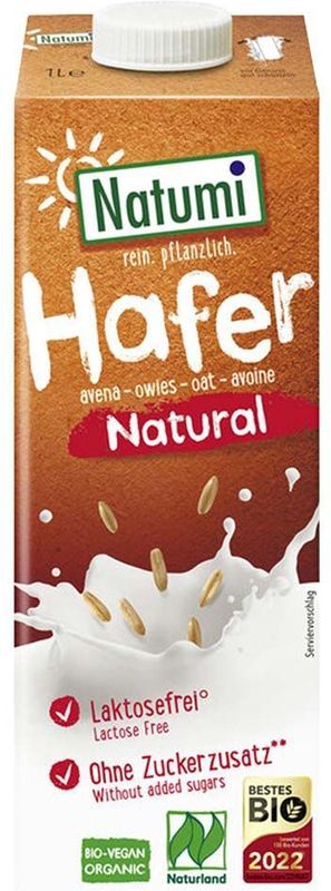 NATUMI Bio-Haferdrink ""natural"", 1 l