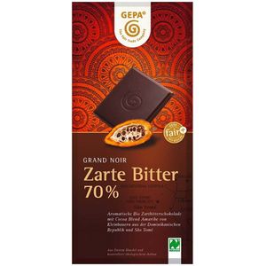 GEPA Bio-Schokolade 'Grand Noir' Zarte Bitter 70% 100g