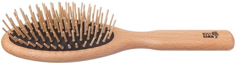 Kost Kamm Holzbürste, gerade Holznoppen