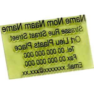Colop Ersatz-Textplatte ""GL""2300