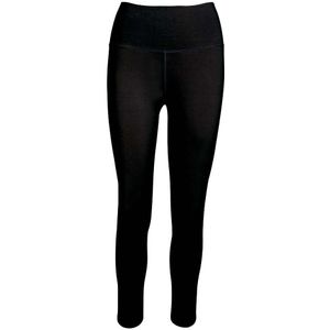 TRUE NORTH Bio-Damen-Yoga-7/8-Leggings, schwarz, Gr. M