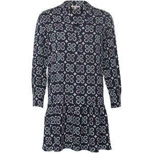 Living Crafts Bio-Damen-Midi-Kleid ""SOLENNE"" langarm, oyster print, Gr. 38