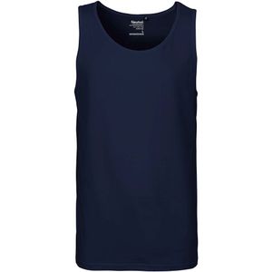 Neutral Bio-Herren-Tanktop mit Rundhalsausschnitt, navy, Gr. XXL