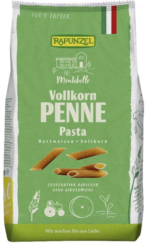 RAPUNZEL Bio-Vollkorn-Penne, 500 g
