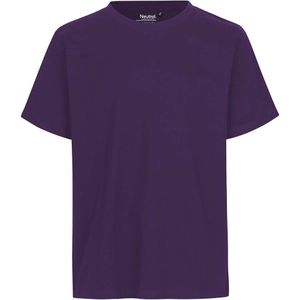 Neutral Bio-Unisex-T-Shirt mit Rundhalsausschnitt, purple, Gr. XXL