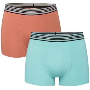 Living Crafts 2er-Pack Bio-Herren-Boxershorts ""RICHARD"", flame/mare, Gr. XL
