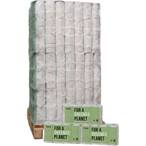 240 x 8 Rollen memo Toilettenpapier 'FOR A GREENER PLANET', 2-lagig - Ganze Palette