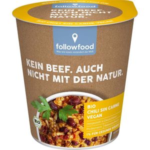 followfood Bio-Instantgericht Chili sin Carne vegan, 60 g