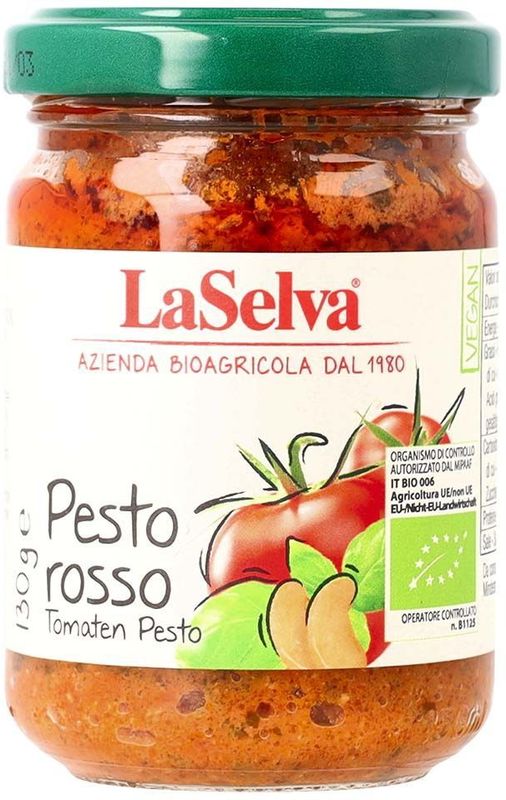 LaSelva Bio-Pesto ""Rosso"" Tomate, 130 g