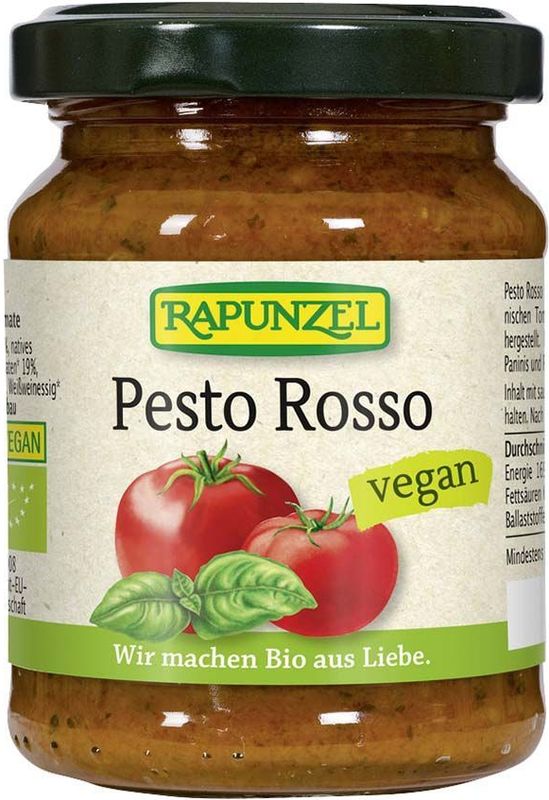 RAPUNZEL Bio-Pesto ""Rosso"", 130 ml