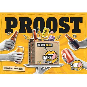 Kaart persoonlijke boodschap - Proost!