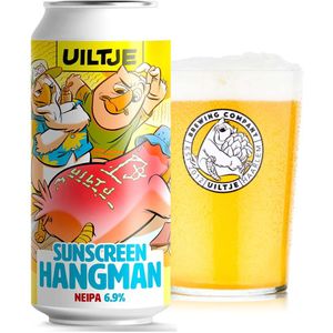 Uiltje Sunscreen Hangman blik 44cl