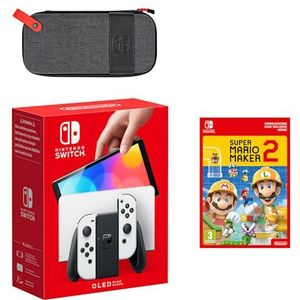 Nintendo Switch – OLED-model (wit) Super Mario Maker 2-bundel