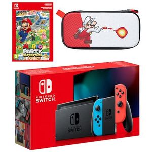 Nintendo Switch (neonblauw/neonrood) Mario Party Superstars-bundel