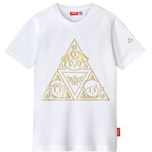 The Legend of Zelda - T-Shirt Triforce (Wit, kinderen)