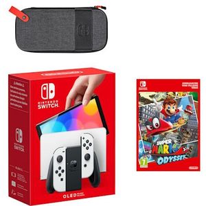 Nintendo Switch – OLED-model (wit) Super Mario Odyssey-bundel