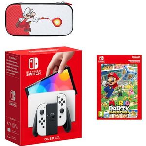 Nintendo Switch - OLED-model (wit) Mario Party Superstars-bundel