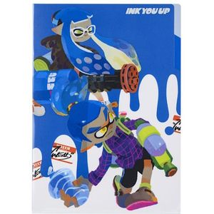 Splatoon - Transparante map A4 INK YOU UP (blauw)