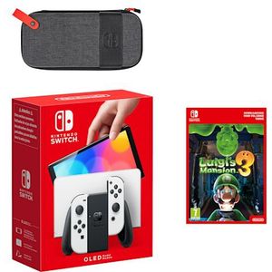 Nintendo Switch - OLED-model (wit) Luigi's Mansion 3-bundel