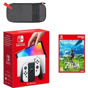 Nintendo Switch - OLED-model (wit) The Legend of Zelda: Breath of the Wild-bundel
